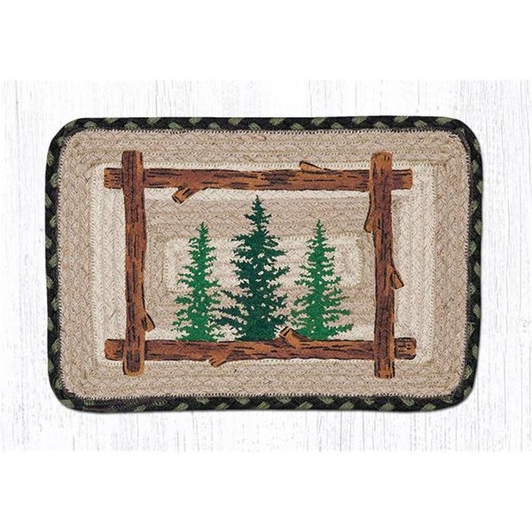 H2H 13 x 19 in. Tall Timbers Table Accents Rug H22548619